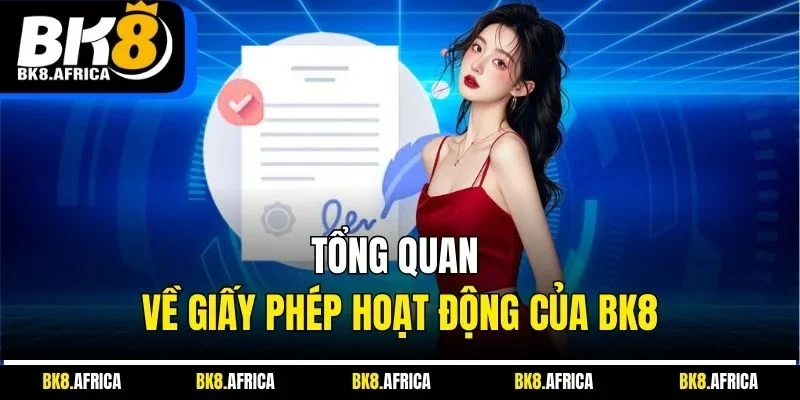 Tổng quan về giấy phép hoạt động của BK8
